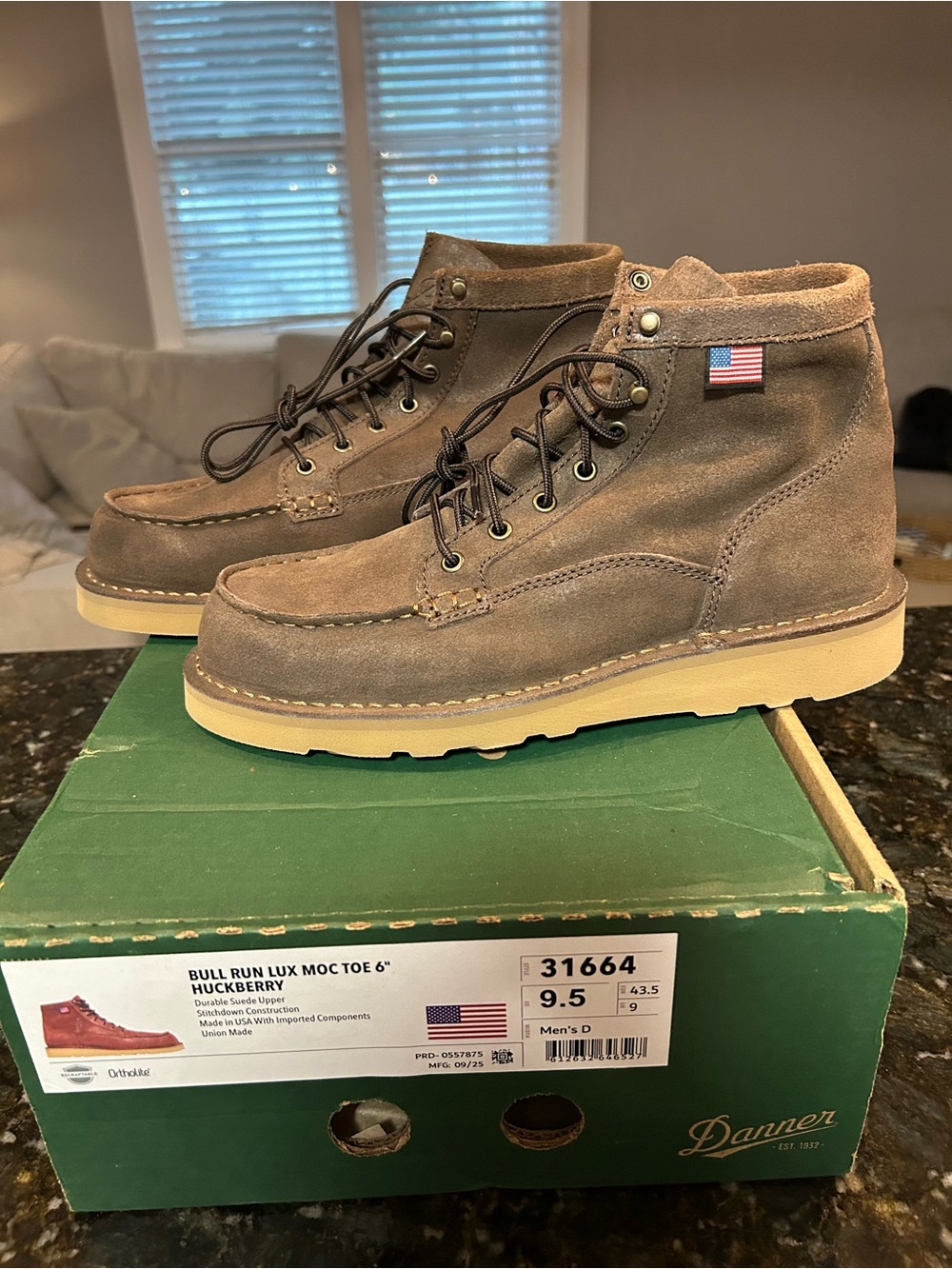Danner x Huckberry Bull Run Lux Moc Toe 6" Men’s Boot - Huckberry Brown